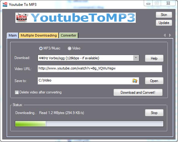 youtube url to mp3